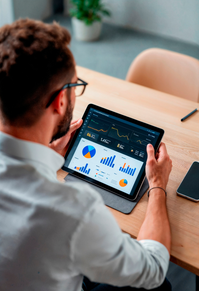 Interfaz de una herramienta de analítica avanzada que muestra métricas para auditoria SEO