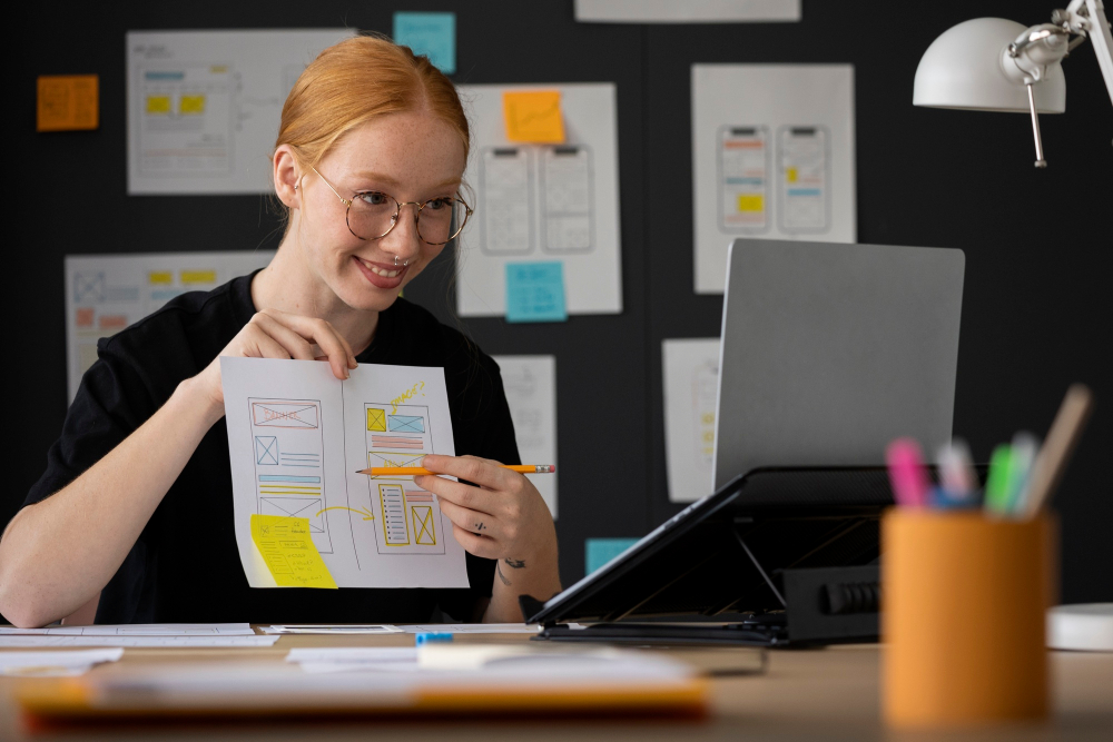 Estructura de copywriting mostrando la integración de titulares y llamados a la acción (CTA)