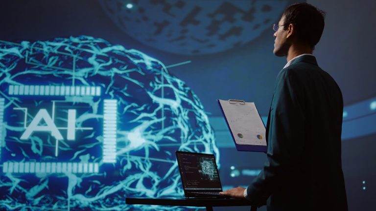 Inteligencia Artificial analizando datos de búsqueda