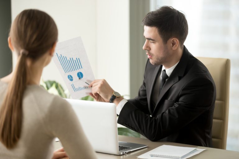 mostrando el rendimiento, la tasa de conversión y el embudo de ventas